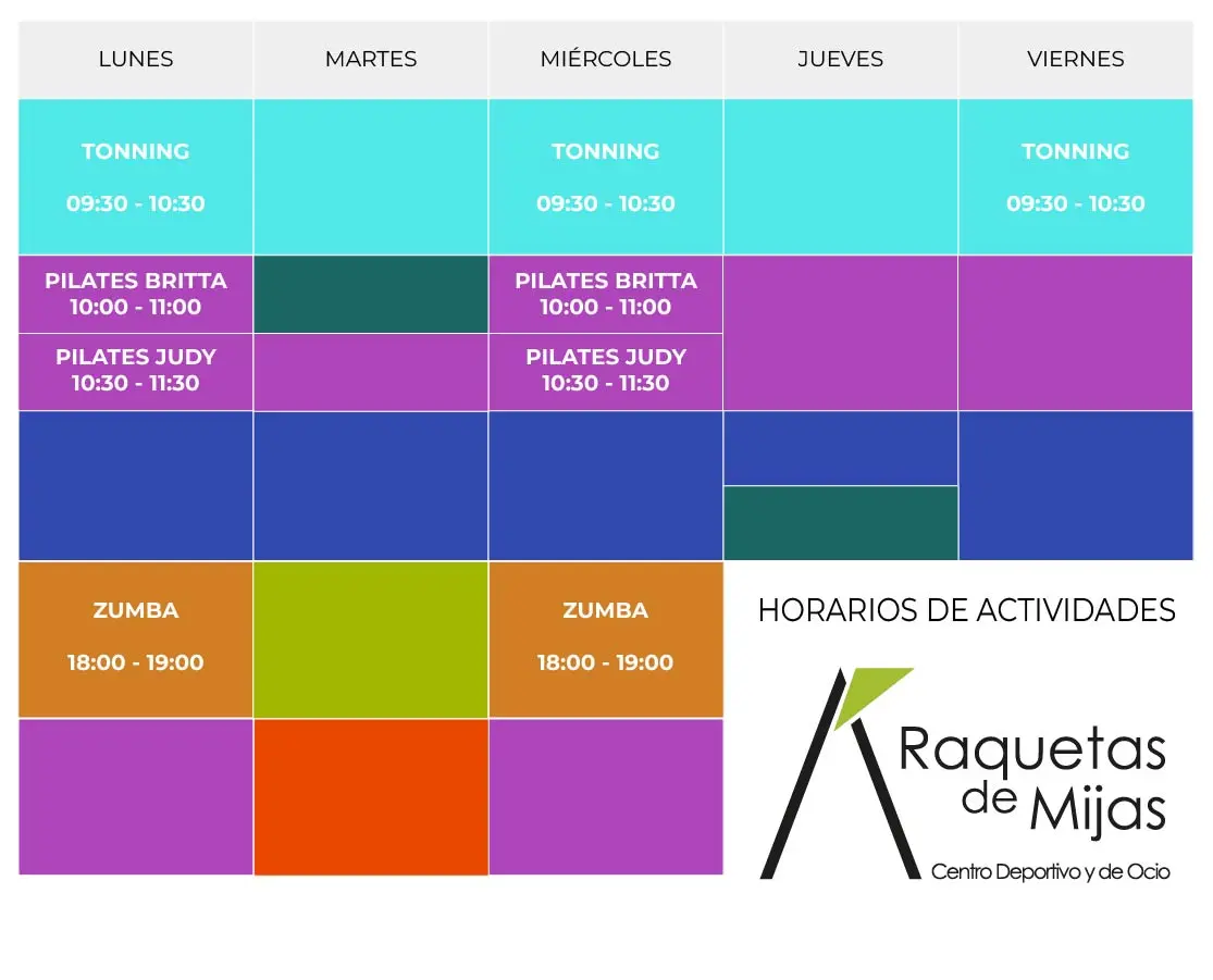 horario-actividades-raquetas-de-mijas-verano- español_Español Web